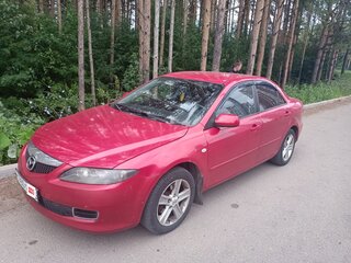 2006 Mazda 6 I (GG) Рестайлинг, красный, 580000 рублей, вид 1