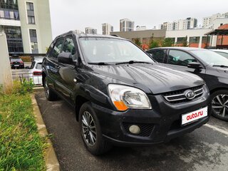 2008 Kia Sportage II Рестайлинг, чёрный, 780000 рублей, вид 2
