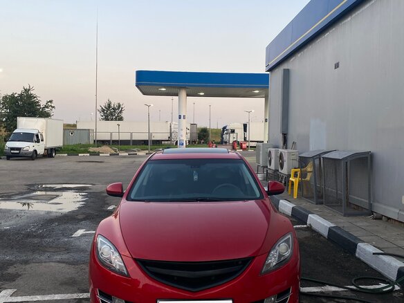 2007 Mazda 6 II (GH), красный, 625000 рублей - вид 8