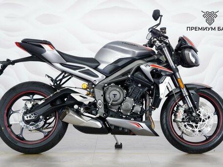 2021 Triumph Street Triple, серебристый, 999000 рублей, вид 1