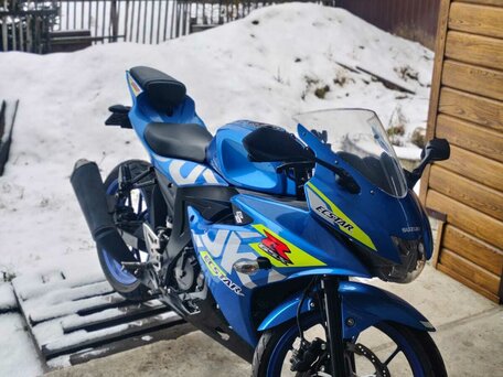 2017 Suzuki GSX-R 125, синий, 485000 рублей, вид 1