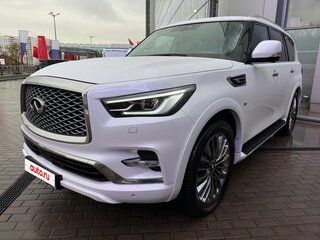 2018 Infiniti QX80 I Рестайлинг 2, белый, 4749000 рублей, вид 3