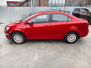 2012 Chevrolet Aveo II, красный, 780000 рублей, вид 4
