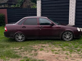 2011 Lada (ВАЗ) Priora I, красный, 390000 рублей, вид 4