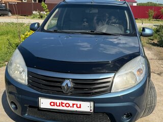 2013 Renault Sandero I, синий, 620000 рублей, вид 2