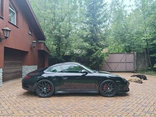 2009 Porsche 911 Carrera 4S VI (997) Рестайлинг, чёрный, 4600000 рублей, вид 4
