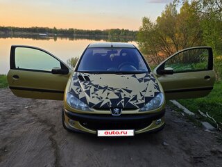 2003 Peugeot 206, жёлтый, 170000 рублей, вид 4
