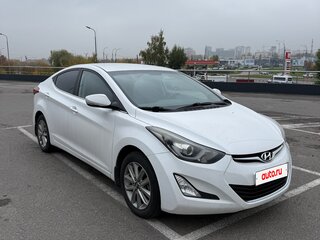 2014 Hyundai Elantra V (MD) Рестайлинг, белый, 1180000 рублей, вид 1