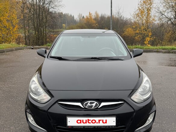 2011 Hyundai Solaris I, чёрный, 770000 рублей