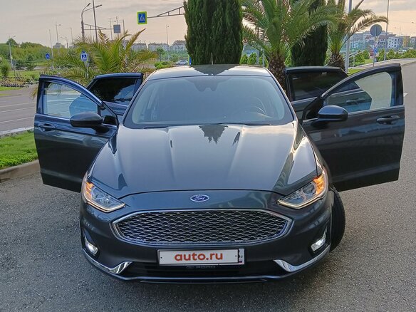 2019 Ford Fusion (North America) II Рестайлинг, серый, 1290000 рублей - вид 2