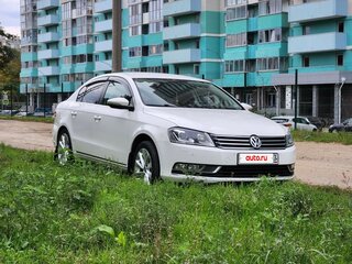 2012 Volkswagen Passat B7, белый, 1230000 рублей, вид 3