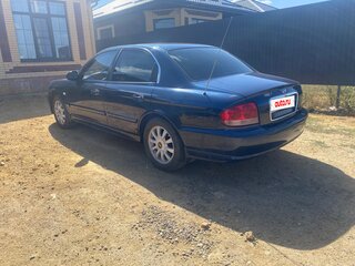 2007 Hyundai Sonata ТагАЗ IV (EF) Рестайлинг, синий, 885000 рублей, вид 4