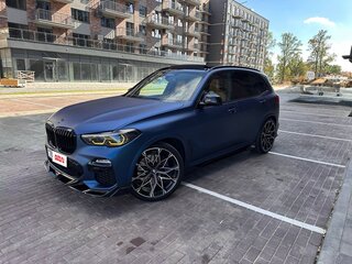 2019 BMW X5 30d IV (G05/G18), синий, 5750000 рублей, вид 3
