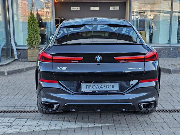 2024 BMW X6 30d III (G06) Рестайлинг, чёрный - вид 6