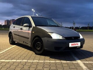 2002 Ford Focus I Рестайлинг, серебристый, 210000 рублей, вид 1