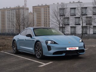 2020 Porsche Taycan Turbo I, синий, 10600000 рублей, вид 1