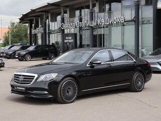 2017 Mercedes-Benz S-Класс 560 Long VI (W222, C217) Рестайлинг, чёрный, 3899000 рублей, вид 1
