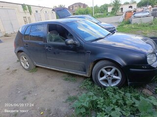 1998 Volkswagen Golf IV, чёрный, 255000 рублей, вид 2