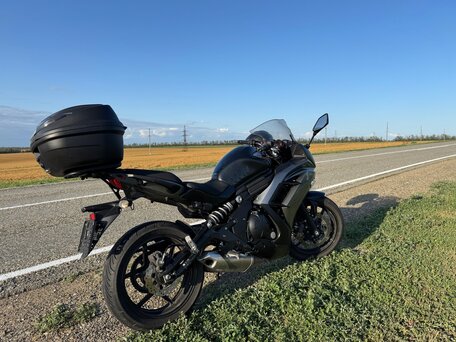 2014 Kawasaki ER-6F (Ninja 650R), серый, 470000 рублей, вид 2