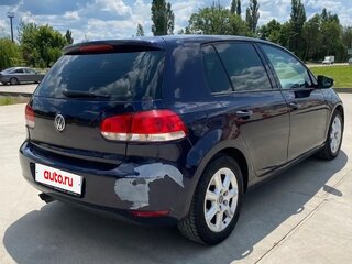 2012 Volkswagen Golf VI, синий, 745000 рублей, вид 4