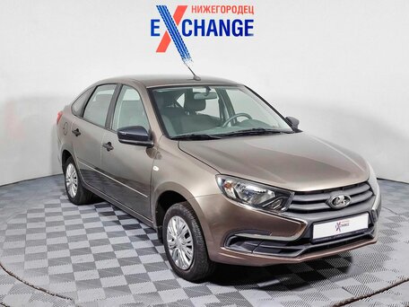 2019 Lada (ВАЗ) Granta I Рестайлинг, коричневый, 587000 рублей, вид 3