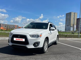2014 Mitsubishi ASX I Рестайлинг, белый, 1200000 рублей, вид 3