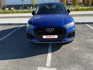 2021 Audi Q5 L 45 TFSI II (FY) Рестайлинг, синий, 1950000 рублей, вид 1