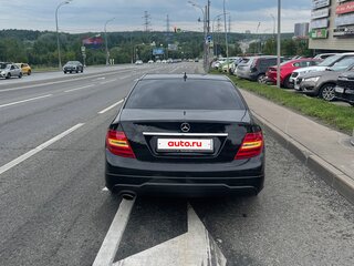 2012 Mercedes-Benz C-Класс 180 BlueEFFICIENCY III (W204) Рестайлинг, чёрный, 1200000 рублей, вид 2