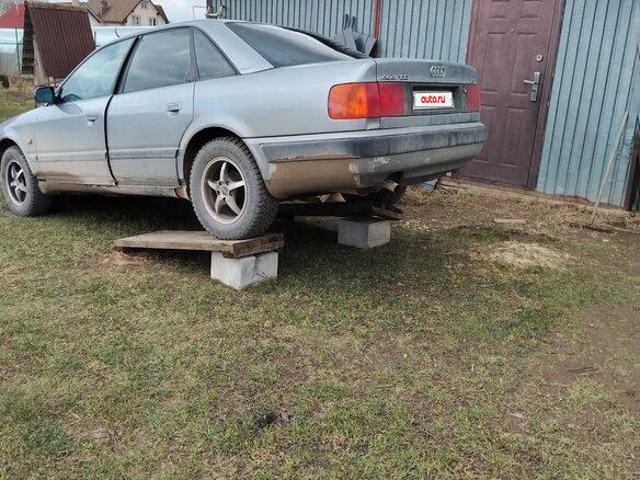1991 Audi 100 IV (C4), серый, 380000 рублей - вид 3