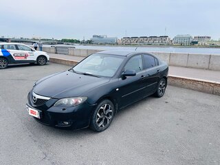2008 Mazda 3 I (BK) Рестайлинг, чёрный, 440000 рублей, вид 1