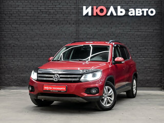2011 Volkswagen Tiguan I Рестайлинг, красный, 1100000 рублей, вид 1