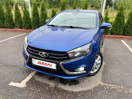 2021 Lada (ВАЗ) Vesta I, синий, 1220000 рублей, вид 4