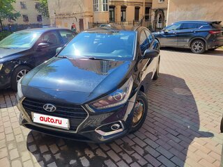 2019 Hyundai Solaris II, чёрный, 1300000 рублей, вид 1