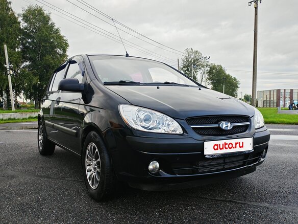 2008 Hyundai Getz I Рестайлинг, чёрный, 565000 рублей - вид 3