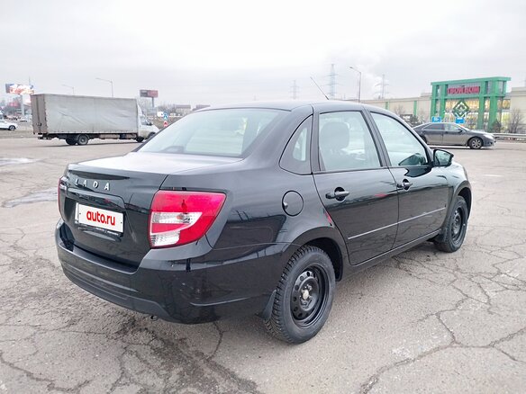 2022 Lada (ВАЗ) Granta I Рестайлинг, чёрный, 615000 рублей - вид 4