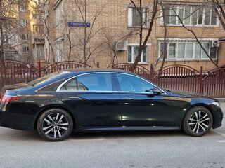 2021 Mercedes-Benz S-Класс 350 d Long 4MATIC VII (W223), чёрный, 7500000 рублей, вид 4
