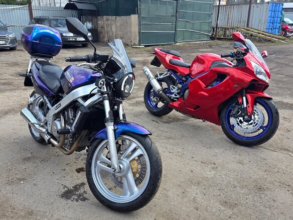2002 Honda CBR 600F, красный, 350000 рублей - вид 13