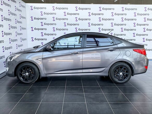 2015 Hyundai Solaris I Рестайлинг, серый - вид 4