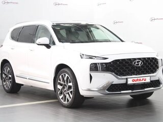 2021 Hyundai Santa Fe IV, белый, 4200000 рублей, вид 3