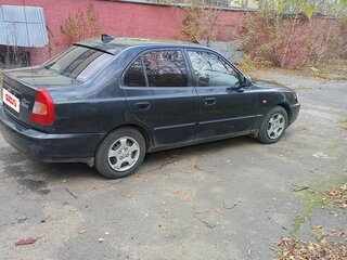 2008 Hyundai Accent ТагАЗ II, чёрный, 300000 рублей, вид 5