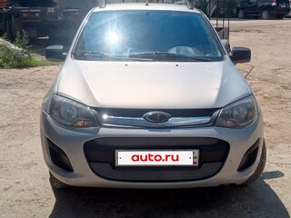 2014 Lada (ВАЗ) Kalina II, серебристый, 500000 рублей, вид 2