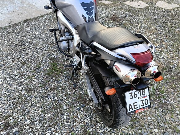 2007 Yamaha FZS600 Fazer, серый, 500000 рублей - вид 3