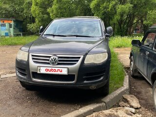 2008 Volkswagen Touareg I Рестайлинг, чёрный, 900000 рублей, вид 2