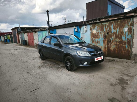 2015 Lada (ВАЗ) Granta I, серебристый, 600000 рублей - вид 7