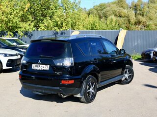 2009 Mitsubishi Outlander II Рестайлинг, чёрный, 950000 рублей, вид 4