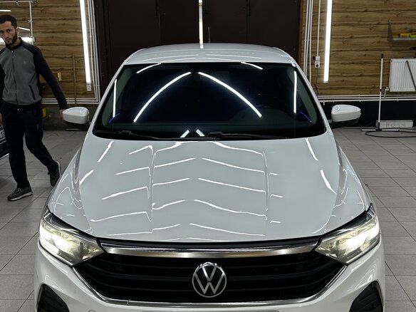 2021 Volkswagen Polo VI, белый, 1250000 рублей - вид 1