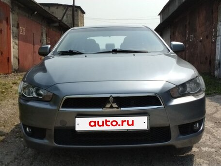 2012 Mitsubishi Lancer X Рестайлинг, серый, 780000 рублей, вид 2