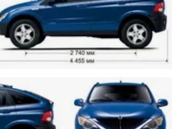 2007 SsangYong Actyon 4-speed I, синий, 720000 рублей - вид 6