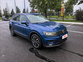 2018 Volkswagen Tiguan II, синий, 1610000 рублей, вид 3