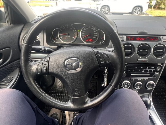 2006 Mazda 6 I (GG) Рестайлинг, пурпурный, 940000 рублей - вид 11